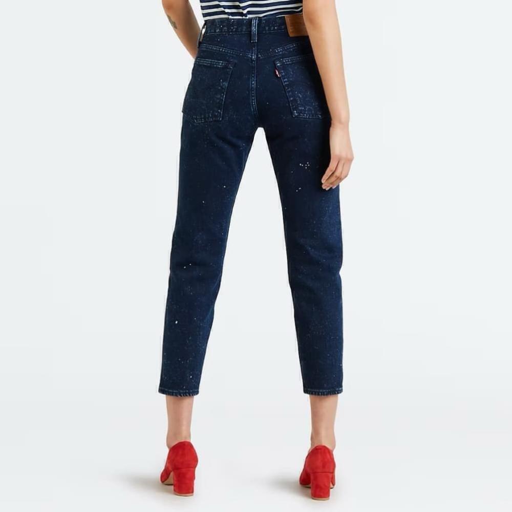 Levi’s Premium Dark Wash Speckle Wedgie Jeans W26